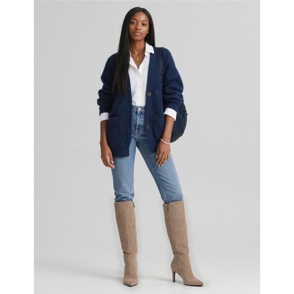 Women Tan Faux Leather Pointed Toe Tall Stiletto High Heel Zipper Dress Boots - Picture 5 of 7